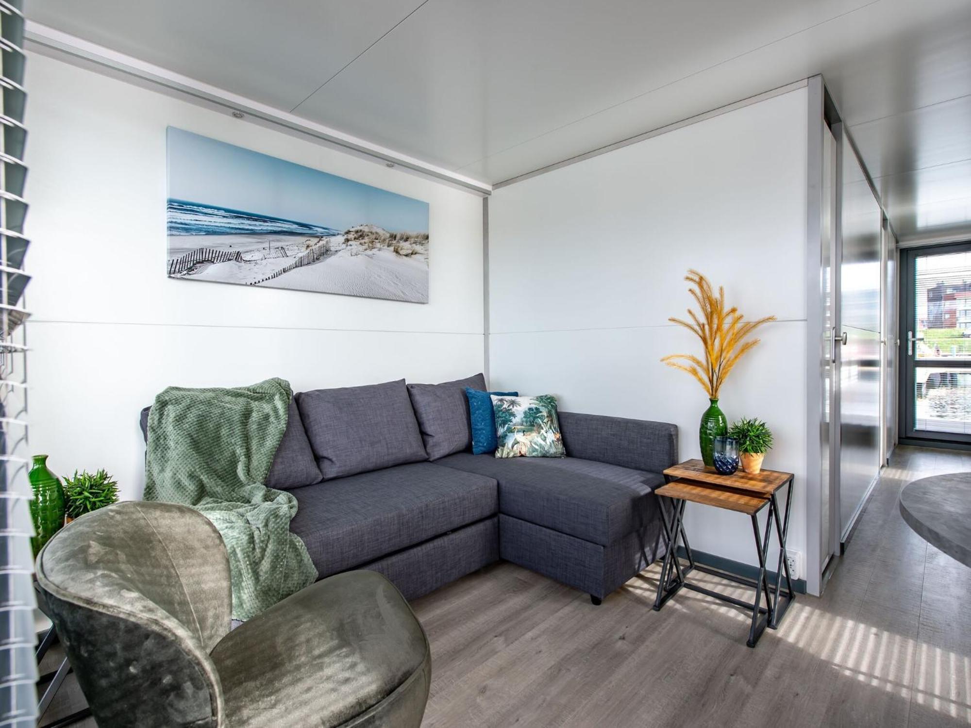 Waterlodge Blue Lagoon On A Jetty For 4 People Kamperland Eksteriør billede
